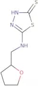 5-[(Oxolan-2-ylmethyl)amino]-1,3,4-thiadiazole-2-thiol