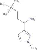 4,4-Dimethyl-1-(1-methyl-1H-pyrazol-3-yl)pentan-1-amine