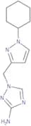 1-[(1-Cyclohexyl-1H-pyrazol-3-yl)methyl]-1H-1,2,4-triazol-3-amine
