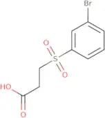 3-(3-Bromobenzenesulfonyl)propanoic acid