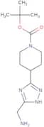 tert-Butyl 4-[3-(aminomethyl)-1H-1,2,4-triazol-5-yl]piperidine-1-carboxylate