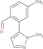 4-Methyl-2-(1-methyl-1H-pyrazol-5-yl)benzaldehyde