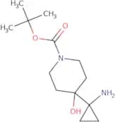 tert-Butyl 4-(1-aminocyclopropyl)-4-hydroxypiperidine-1-carboxylate