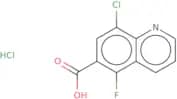 8-Chloro-5-fluoroquinoline-6-carboxylic acid hydrochloride