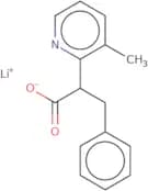2-(3-methylpyridin-2-yl)-3-phenylpropanoate lithium