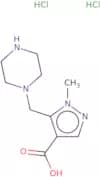 1-Methyl-5-(piperazin-1-ylmethyl)-1H-pyrazole-4-carboxylic acid dihydrochloride
