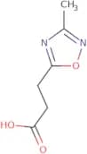 3-(3-Methyl-1,2,4-oxadiazol-5-yl)propanoic acid