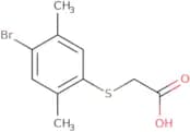 2-[(4-Bromo-2,5-dimethylphenyl)sulfanyl]acetic acid