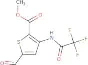 Methyl 5-formyl-3-(trifluoroacetamido)thiophene-2-carboxylate