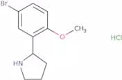 2-(5-Bromo-2-methoxyphenyl)pyrrolidine hydrochloride