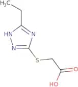 2-[(5-Ethyl-4H-1,2,4-triazol-3-yl)sulfanyl]acetic acid