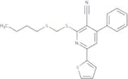 2-{[(Butylsulfanyl)methyl]sulfanyl}-4-phenyl-6-(thiophen-2-yl)pyridine-3-carbonitrile