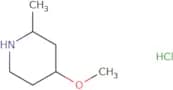 rac-(2R,4R)-4-Methoxy-2-methylpiperidine hydrochloride