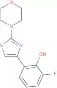 2-Fluoro-6-[2-(morpholin-4-yl)-1,3-thiazol-4-yl]phenol