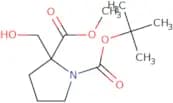 1-tert-Butyl 2-methyl 2-(hydroxymethyl)pyrrolidine-1,2-dicarboxylate