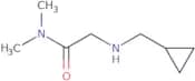 2-[(Cyclopropylmethyl)amino]-N,N-dimethylacetamide