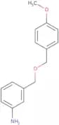 3-{[(4-Methoxyphenyl)methoxy]methyl}aniline