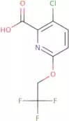 3-Chloro-6-(2,2,2-trifluoroethoxy)pyridine-2-carboxylic acid