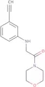 2-[(3-Ethynylphenyl)amino]-1-(morpholin-4-yl)ethan-1-one