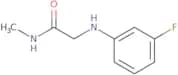 2-[(3-Fluorophenyl)amino]-N-methylacetamide