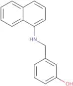 3-{[(Naphthalen-1-yl)amino]methyl}phenol