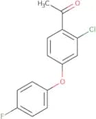 1-[2-Chloro-4-(4-fluorophenoxy)phenyl]ethan-1-one