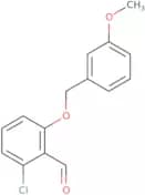 2-Chloro-6-[(3-methoxyphenyl)methoxy]benzaldehyde