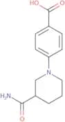4-(3-Carbamoylpiperidin-1-yl)benzoic acid