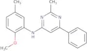 N-(2-Methoxy-5-methylphenyl)-2-methyl-6-phenylpyrimidin-4-amine