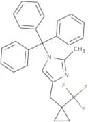 2-Methyl-4-((1-(trifluoromethyl)cyclopropyl)methyl)-1-trityl-1H-imidazole