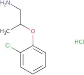 1-[(1-Aminopropan-2-yl)oxy]-2-chlorobenzene hydrochloride
