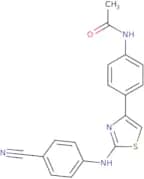 N-(4-(4-((4-nitrilophenyl)amino)-3,5-thiazolyl)phenyl)ethanamide
