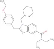 2-(4-Ethoxybenzyl)-1-(cyclohexylmethyl)-N,N-diethyl-1H-benzo[D]imidazole-5-carboxamide