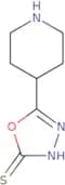 5-(Piperidin-4-yl)-1,3,4-oxadiazole-2-thiol