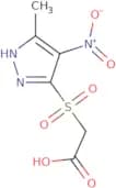 2-[(3-Methyl-4-nitro-1H-pyrazol-5-yl)sulfonyl]acetic acid