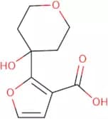 2-(4-Hydroxyoxan-4-yl)furan-3-carboxylic acid