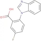 2-(1H-1,3-Benzodiazol-1-yl)-5-fluorobenzoic acid