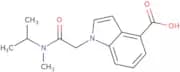 1-{[Methyl(propan-2-yl)carbamoyl]methyl}-1H-indole-4-carboxylic acid