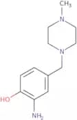 2-Amino-4-[(4-methylpiperazin-1-yl)methyl]phenol