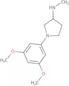 1-(3,5-Dimethoxyphenyl)-N-methylpyrrolidin-3-amine