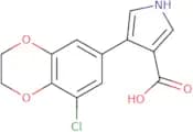 4-(8-Chloro-2,3-dihydro-1,4-benzodioxin-6-yl)-1H-pyrrole-3-carboxylic acid