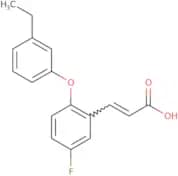 (2E)-3-[2-(3-Ethylphenoxy)-5-fluorophenyl]prop-2-enoic acid