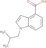 1-(2-Methylpropyl)-1H-indole-4-carboxylic acid
