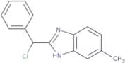 2-[Chloro(phenyl)methyl]-5-methyl-1H-1,3-benzodiazole