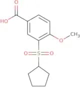 3-(Cyclopentanesulfonyl)-4-methoxybenzoic acid