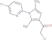 2-Chloro-1-[1-(5-chloropyridin-2-yl)-2,5-dimethyl-1H-pyrrol-3-yl]ethan-1-one