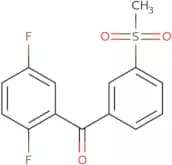 (2,5-Difluorophenyl)(3-methanesulfonylphenyl)methanone