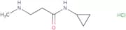 N-Cyclopropyl-3-(methylamino)propanamide hydrochloride