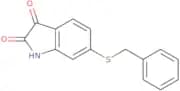 6-(Benzylsulfanyl)-2,3-dihydro-1H-indole-2,3-dione
