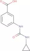 3-[(Cyclopropylcarbamoyl)amino]benzoic acid